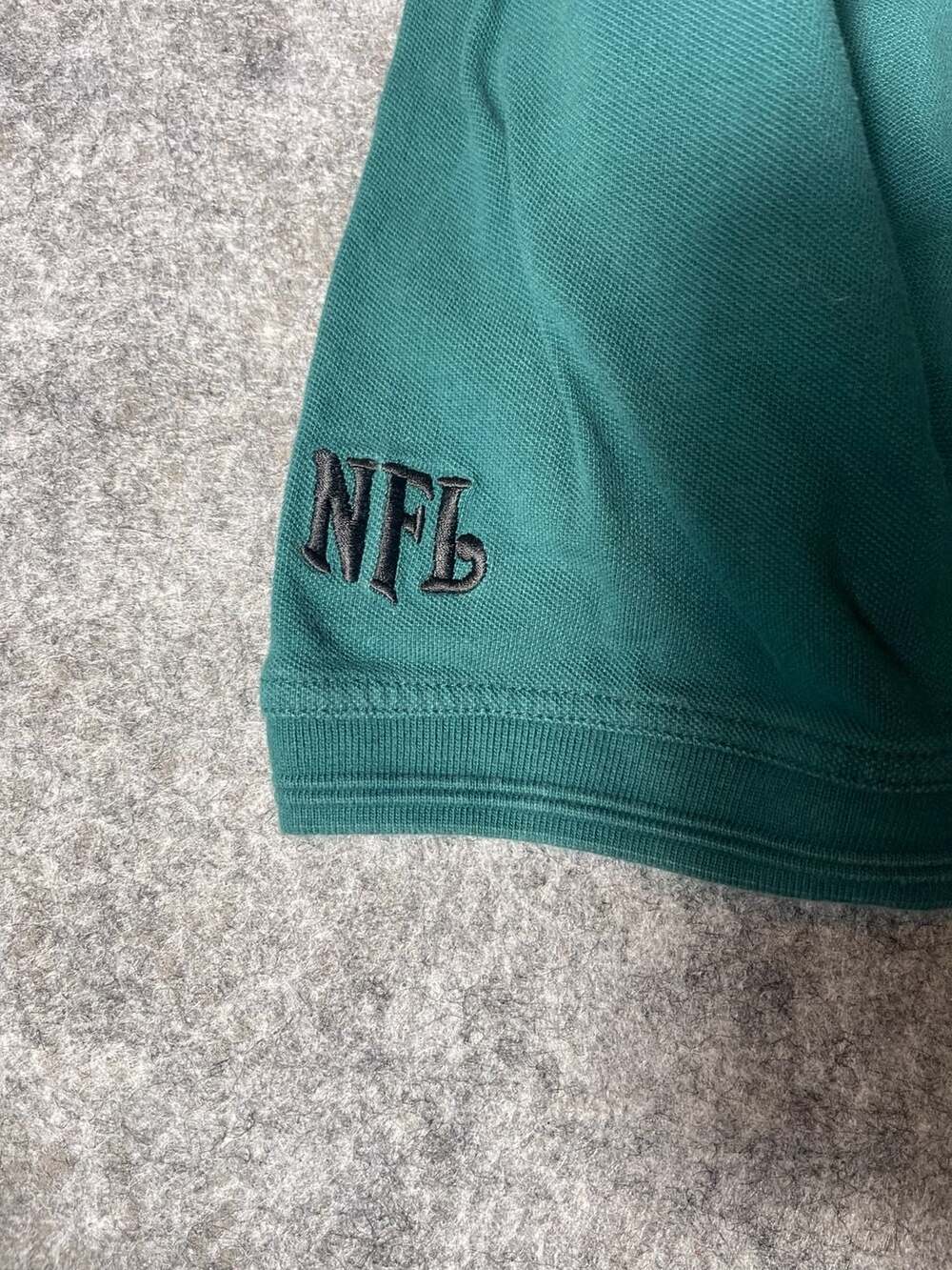 Vintage 90s Philadelphia Eagles NFL Embroidered Polo Shirt Size L - Picture 7 of 8
